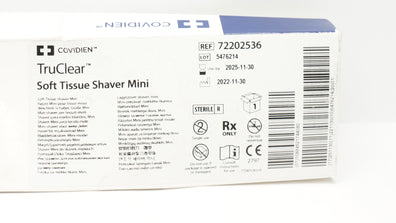 Covidien 72202536 TruClear Soft Tissue Shaver, Mini